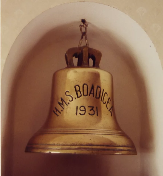 HMS BOADICEA 3 BOADECIA BELL