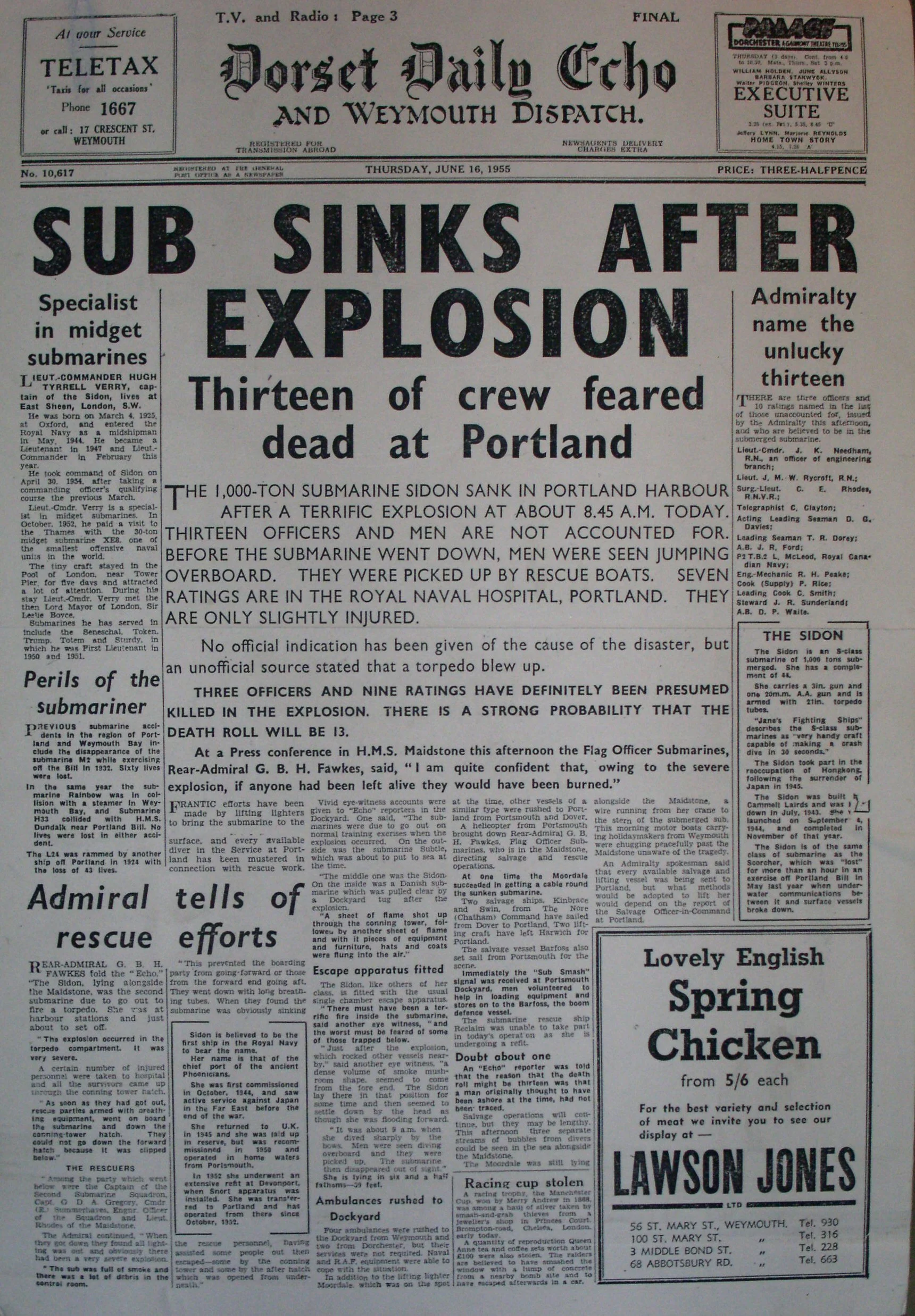 HMS SIDON 9 HMS SIDON 8