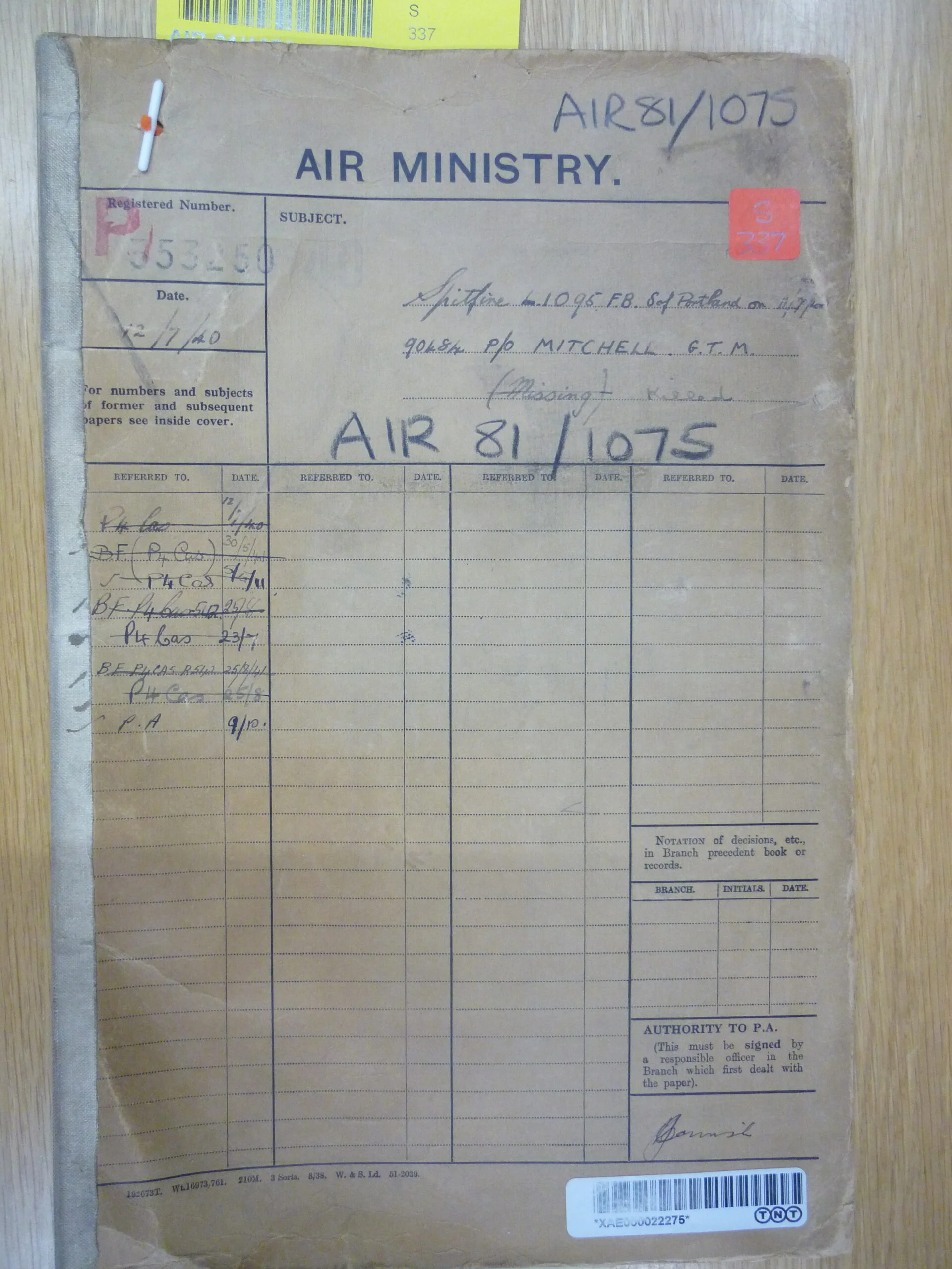 Supermarine Spitfire L1095 3