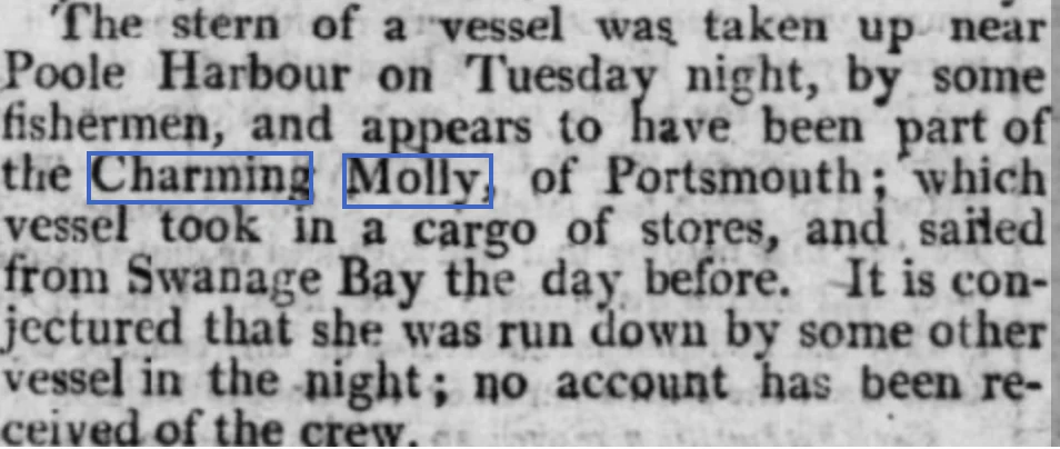 CHARMING MOLLY 1 CHARMING MOLLY 1